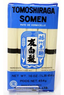 Nouilles Japonaises de blé Tomoshiraga Somen - 454 g