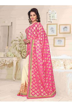 Sari indien marron doré Sari indien marron doré