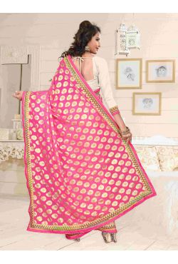 Sari indien marron doré Sari indien marron doré