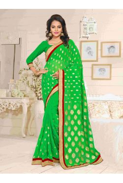 Sari indien marron doré Sari indien marron doré