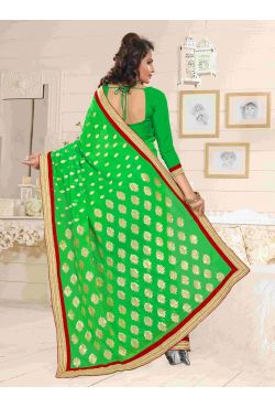 Sari indien marron doré Sari indien marron doré