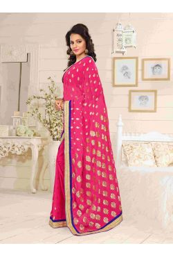 Sari indien marron doré Sari indien marron doré