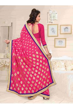 Sari indien marron doré Sari indien marron doré