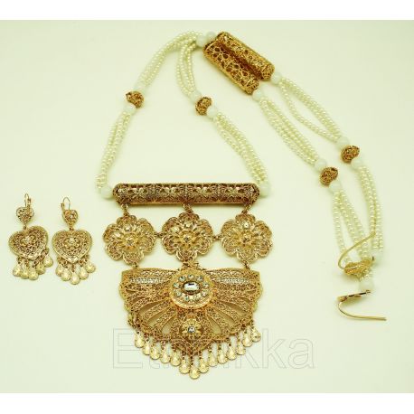 Parure bijou oriental perles