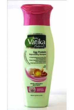 Shampoing rajeunissant protéine oeuf soins cheveux DABUR VATIKA 200ml