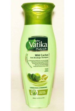 Shampoing au cactus soins cheveux antifracture DABUR VATIKA 