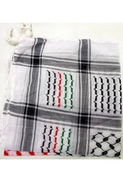 Keffieh foulard palestinien rouge et noir Keffieh foulard palestinien rouge et noir