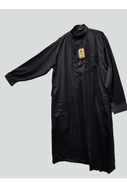 Djellaba homme noir manches