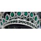 Couronne en plaquée argent bijou oriental 