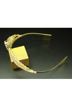 Bijou oriental serre tête en plaquée or Bijou oriental serre tête en plaquée or