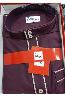 Djellaba homme bordeaux longues