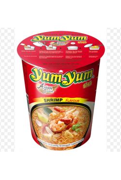 Nouille instantanée Yum yum en bol crevettes 70g