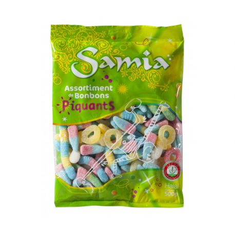 Bonbon aciidulé halal samia