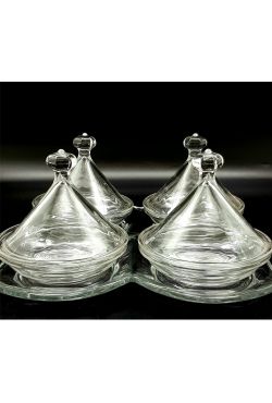 Plateau apéritif Tajines en verre