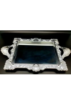 Plateau miroir rectangle