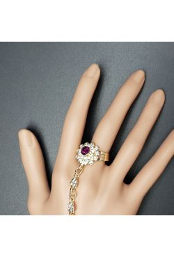 Bijou oriental main bracelet de bague 1 doigt
