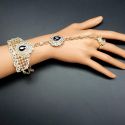 Bijou oriental main bracelet de bague 1 doigt