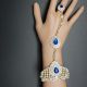 Bijou oriental main bracelet de bague 1 doigt