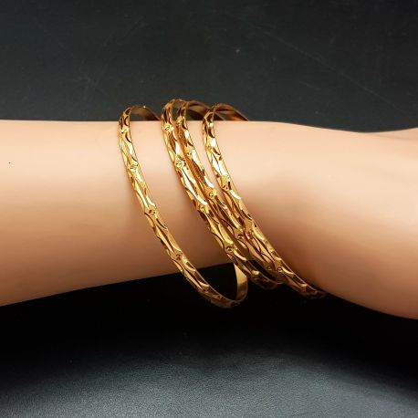 Bijou de tradition orientale bracelet plaqué or 