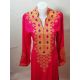 Robe orientale rose