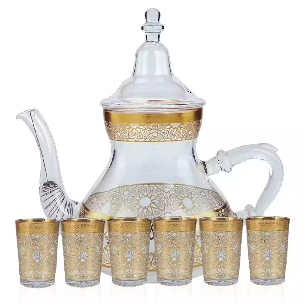Couscousier théière verre à thé marocain - Cuisine - Arts de la table  Saint-Martin • Cyphoma