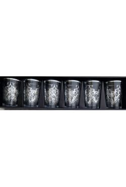 Verres à thé argentés lot de 6