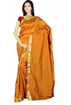 Sari indien traditionnel en soie satin pas cher