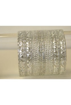 Bracelets indien bangles argenté