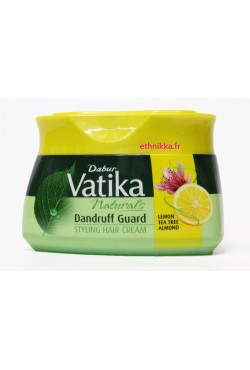 Masque soins cheveux anti-pelliculaire à l'huile essentielle de citron et d'amande - DABUR VATIKA