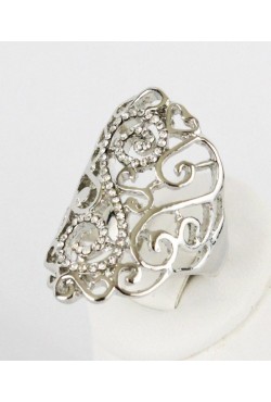Bague en plaqué argent bijou oriental