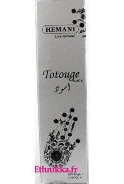 Tube de henné noir Hemani tatouage main naturel mehndii