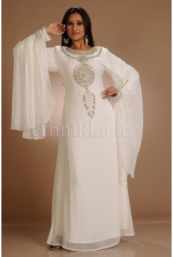 robe de soirée orientale pour mariage, robe arabe mariage, robe mariée