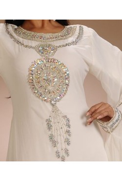 Robe dubai blanche