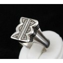 bijou ethnique bague touareg en argent