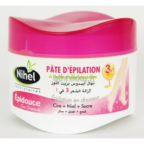 Pâte d'épilation 3 en 1 Nihel efficace