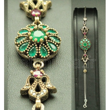 Bracelet glamour en argent hareem sultan