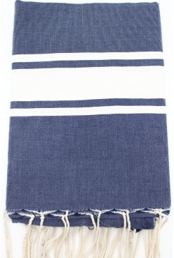 Fouta tissage plat