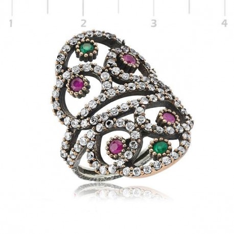 Bijou Takbir 925 carat anneaux femmes 