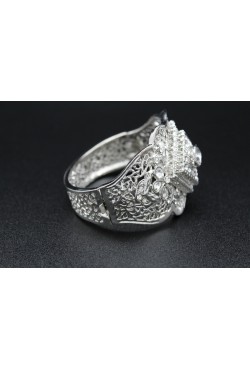 Bracelet turc harim sultan plaqué argent losange