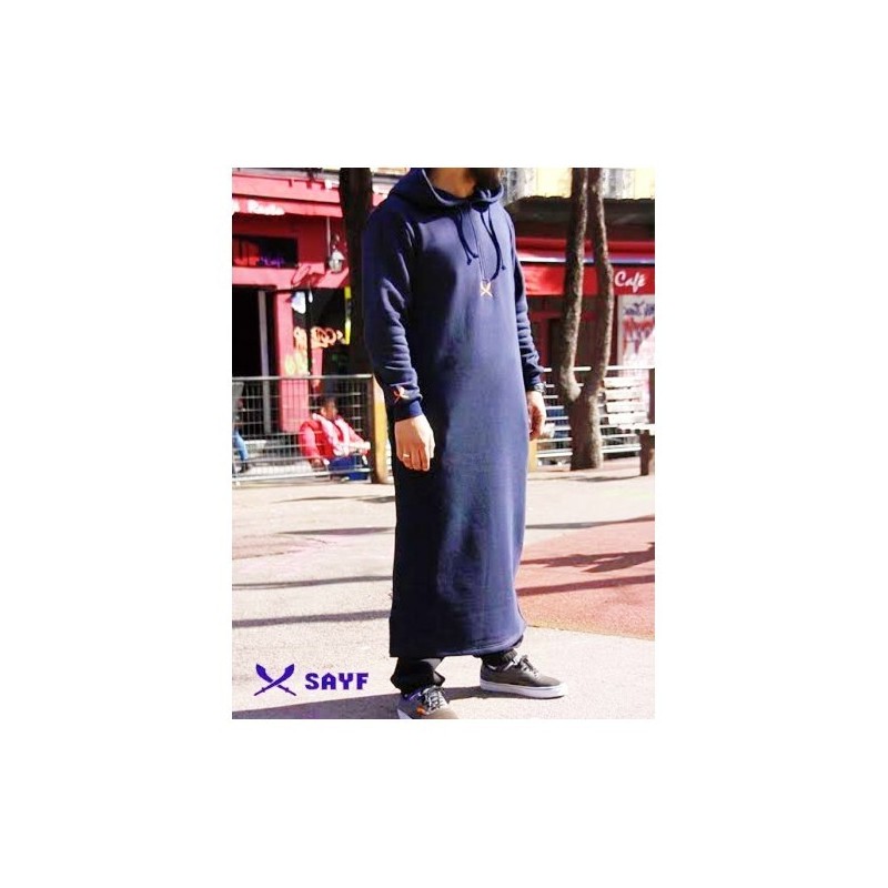 Greatfool Djellaba Homme Musulman - Qamis Homme avec Finitions de qualité  Premium - gandoura Homme Style Caftan marocain ou kamis Homme Musulman - S  : : Mode