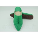 Babouche verte 