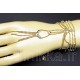 Bijou oriental bracelet doigt plaqué or