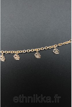 Bracelet Reunion plaqué or Bracelet Reunion plaqué or