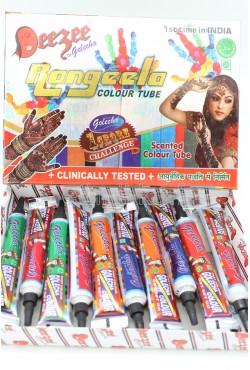 Tubes henné Deezee multicolore tatouage main