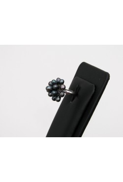 Bracelet en perles de culture noires Bracelet en perles de culture noires