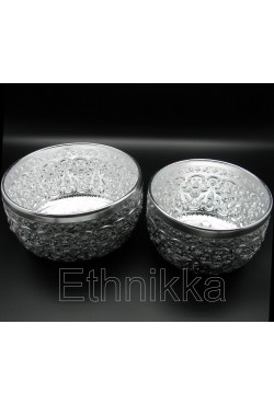Bol thailandais en aluminium ciselé Bol thailandais en aluminium ciselé