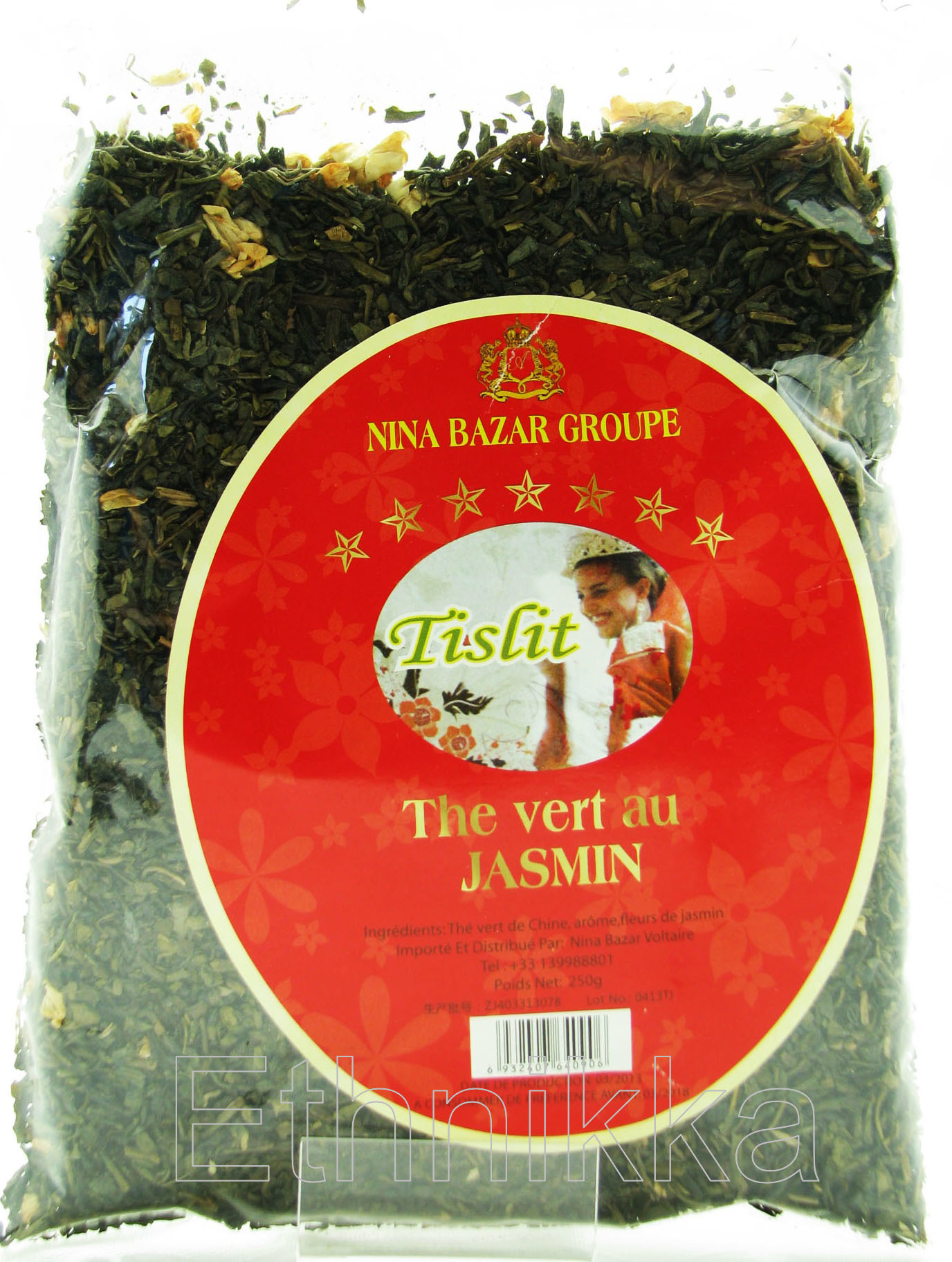 Thé au jasmin: Thé vert de Chine aux fleurs de jasmin