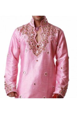 Tenue orientale turquoise dorée brodé homme Tenue orientale turquoise dorée brodé homme