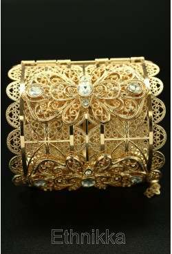 Bracelet oriental chic strass