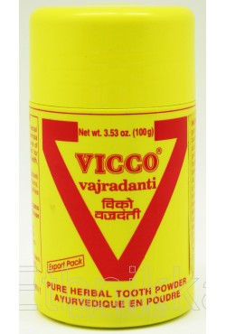 Dentifrice Vicco ayurvédique en poudre